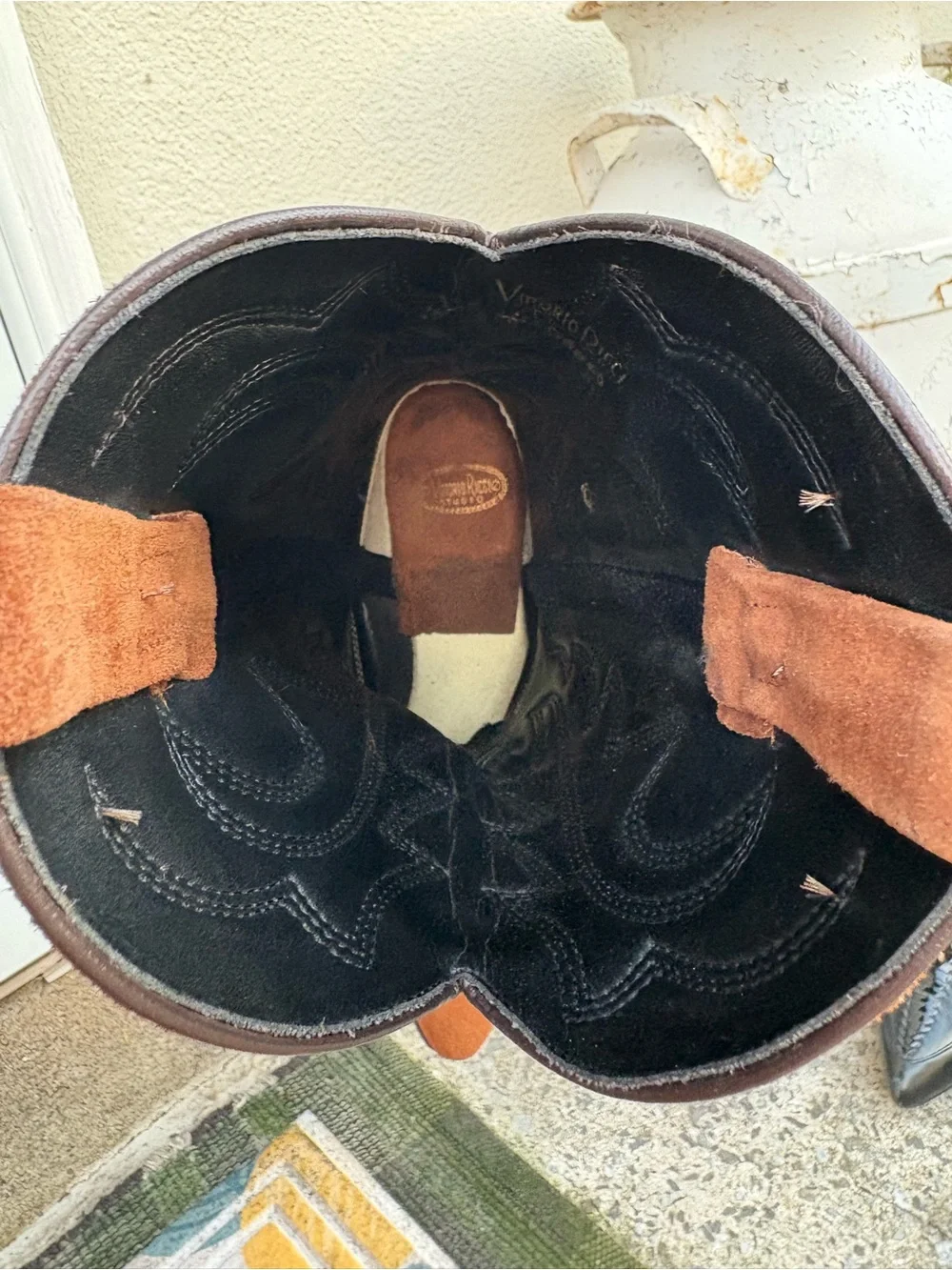 Victorio Ricci Women’s Size 9M Brown Suede Western Cowboy/Cowgirl Boots - Picture 8 of 12